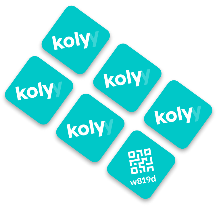 Pack 6 placas identificativas Kolyy